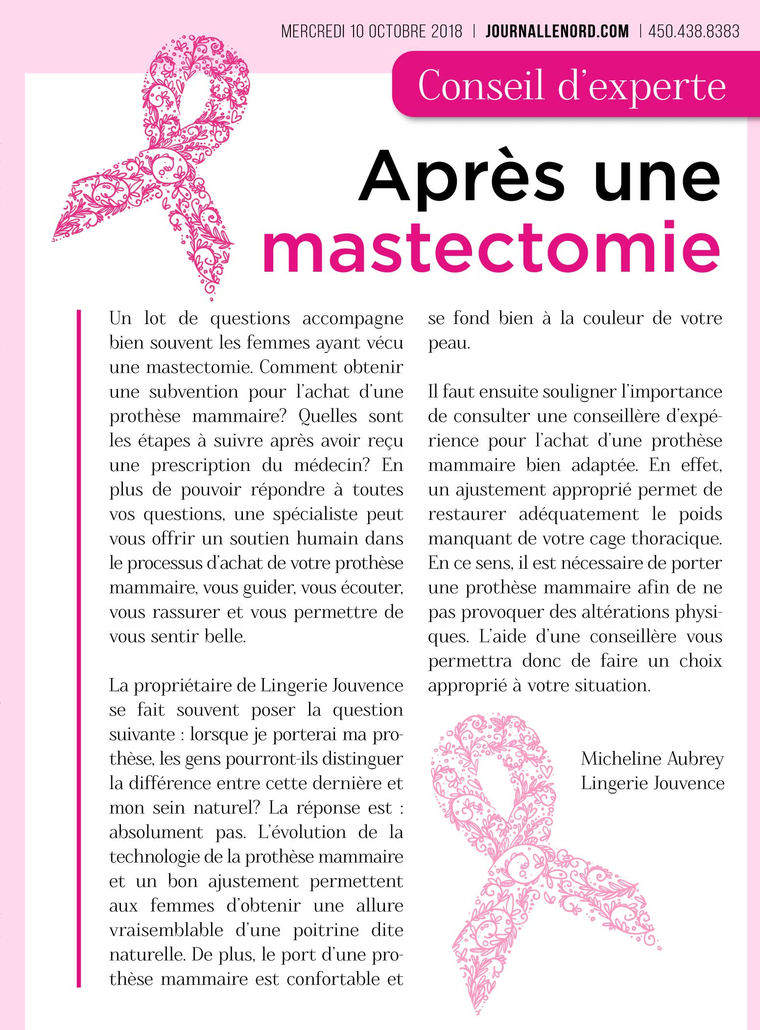 mastectomie en rapport avec le cancer du sein